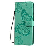3D Butterflies Embossing Pattern Horizontal Flip Leather Case with Holder & Card Slot & Wallet